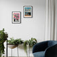 Balat Set | Two A3 Limited Edition Fine Art Prints | Black Frame