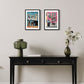 Balat Set | Two A3 Limited Edition Fine Art Prints | Black Frame