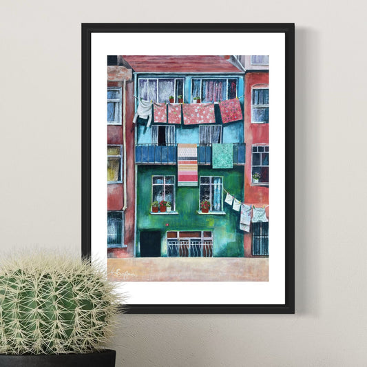 Laundry Day in Balat | Istanbul Series | Fine Art Print