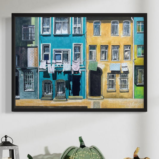 Sunlight and Shadows, Balat | Istanbul Series | Canvas Print