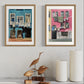 Balat Set | Two A3 Limited Edition Fine Art Prints | Natural Wood Frame