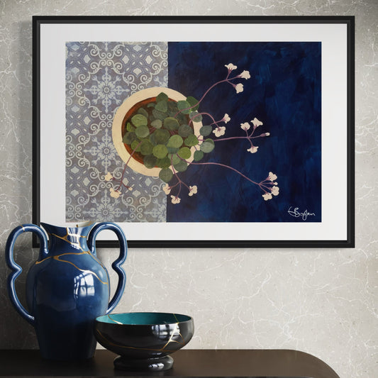 Into the Blue | Floral Still Life | Fine Art Print