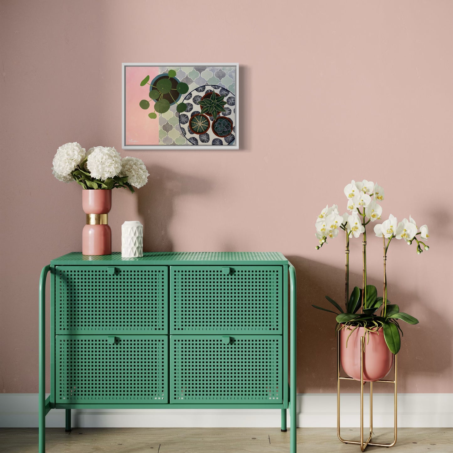Quartet | Floral Still Life | Canvas Print
