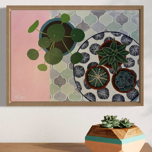 Quartet | Floral Still Life | Canvas Print
