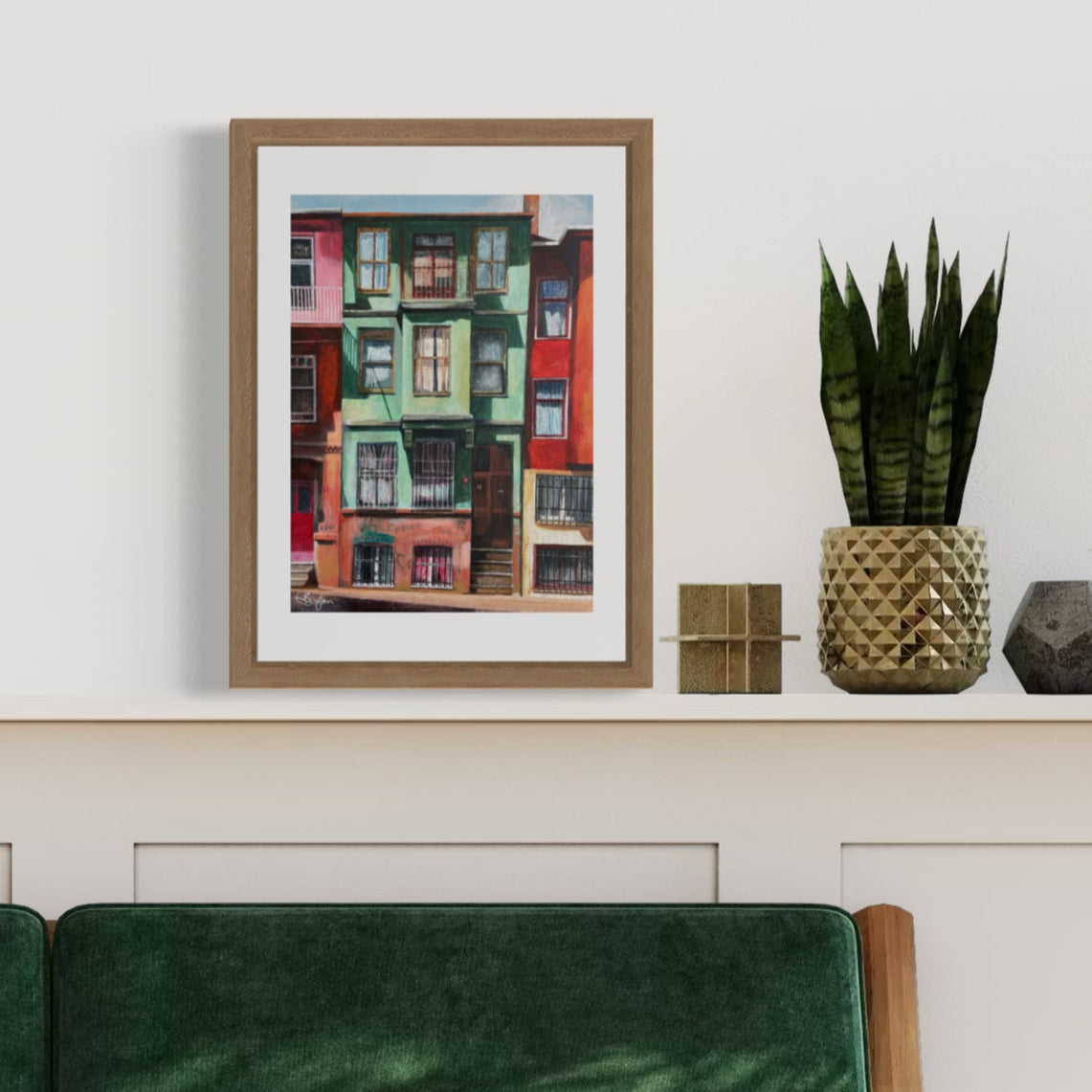 Patchwork Houses, Balat | Istanbul Series | Fine Art Print