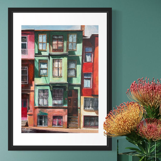Patchwork Houses, Balat | Istanbul Series | Fine Art Print