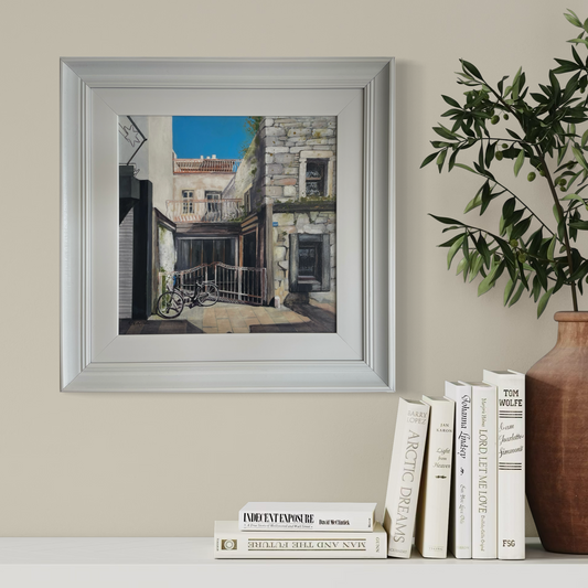 Silent House | Bodrum Series | Mixed Media Original Artwork