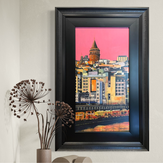 Galata Evening | Istanbul Series | Original Artwork