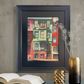 Patchwork Houses, Balat | Istanbul Series | Mixed Media Original Artwork