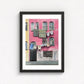 Balat Set | Two A3 Limited Edition Fine Art Prints | Black Frame