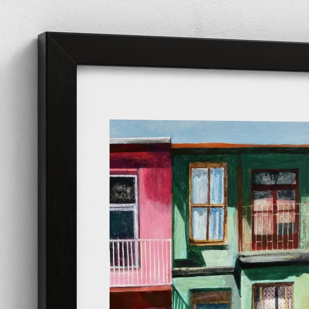 Patchwork Houses, Balat | Istanbul Series | Fine Art Print