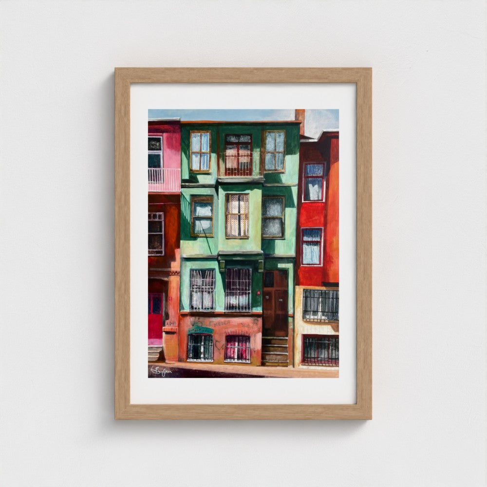 Patchwork Houses, Balat | Istanbul Series | Fine Art Print