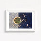Floral Still Life Set | Four A3 Fine Art Prints | White Frame